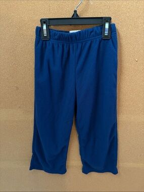 Kids Elastic Waist Fleece pajama pants - Navy